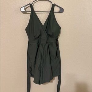 Dark Green Swimsuit